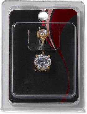 Pacific Piercing Supply Gold Plated 14G Navel Dangle 14 Gauge