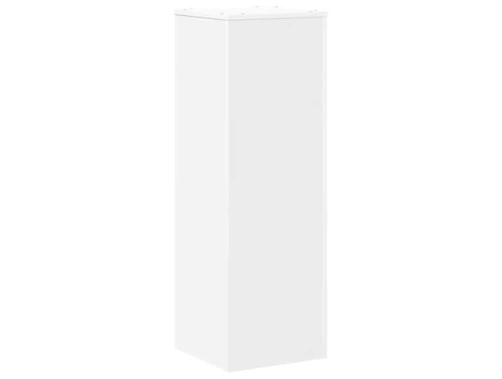 vidaXL Support pour Plantes Blanc 33x33x100 cm Bois d'ingénierie\, Support de Fleurs\, Support de Pot de Plante\, Support de Plante