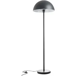 Stehleuchte dunkelgrau Wohnzimmerlampe stehend Stehlampe Modern, Aluminium, 1x E27 Fassung, DxH 45x145 cm