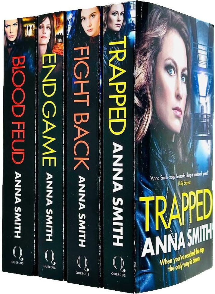 Quercus Books Kerry Casey Series Collection 1-4 Books Set By Anna Smith (Trapped, Fight Back, End Game, Blood Feud)