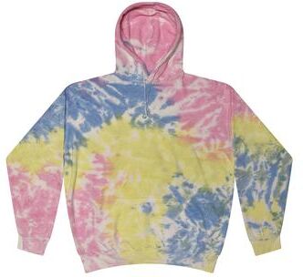 Tie-Dye CD877 d Hooded Sweatshirt in Sherbet size Small   Cotton/Polyester Blend 8777, T8777