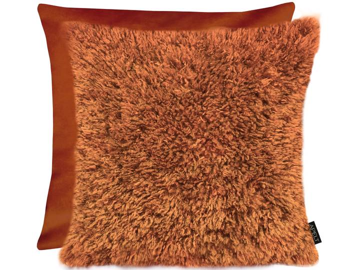 Dekokissen APELT Missouri , orange (orange, unifarben), B:45cm H:5cm L:45cm, Polyester, Dekokissen_Sitzkissen_Kissenhüllen, Dekokissen