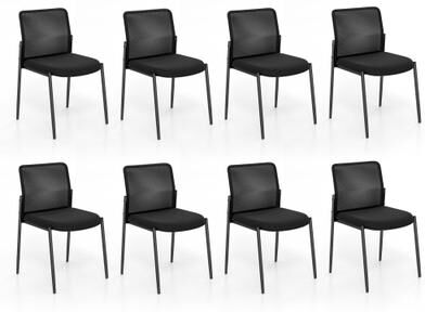 2/4/6/8/10/12 pcs Stackable Conference Room Chairs Office Guest Chairs