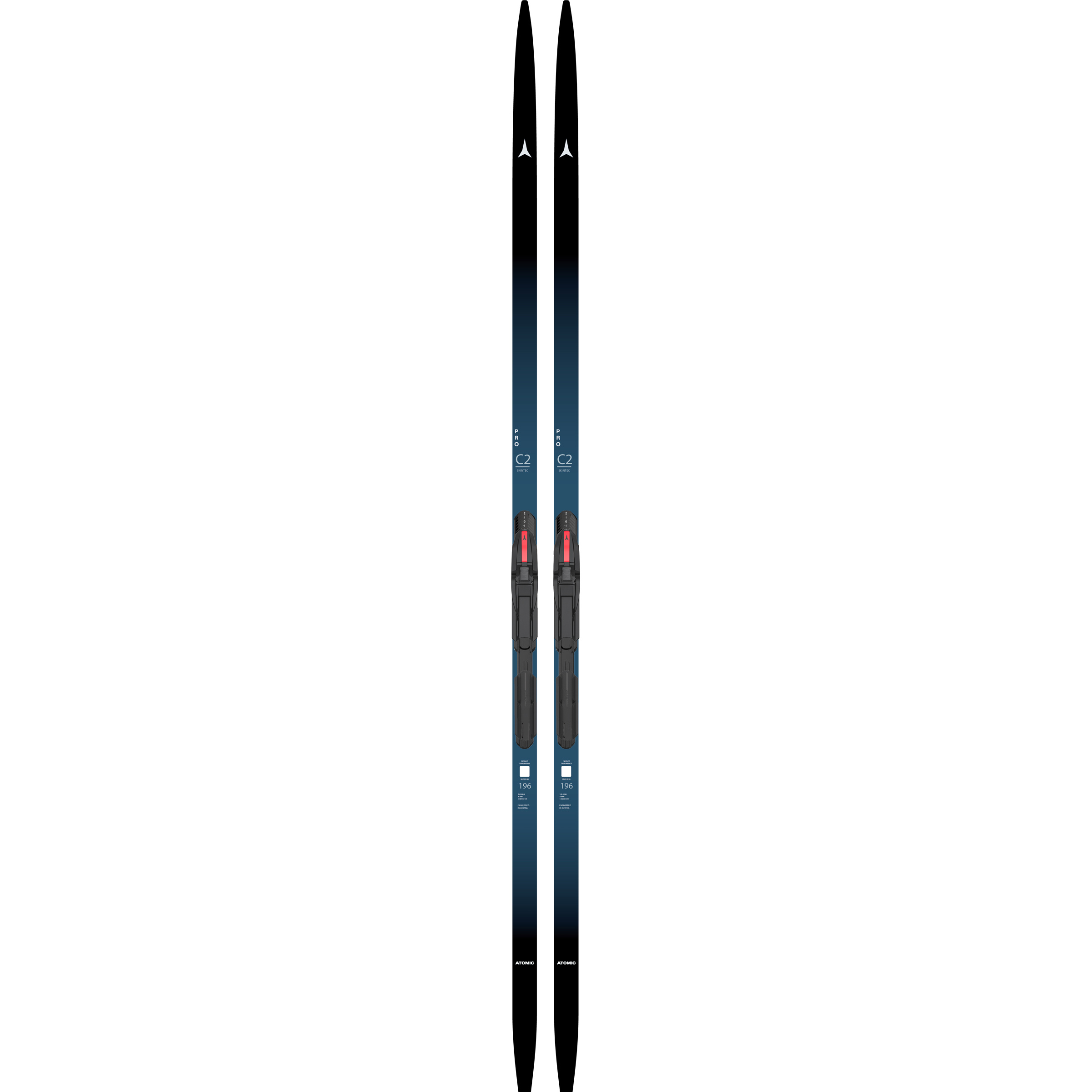 Atomic Pro C2 Skintec Hard + Shift Classicset 26/27 Ski weiss Größe 205CM | 85-105KG Langlauf Klassik