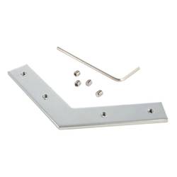 Deko Light 987026 Nutenstein / Eckverbinder 120° Eckverbinder Metall (B x H) 12 mm x 2 mm 1 St.