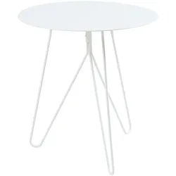 Helloshop26 - Eleganter Beistelltisch 45 x 43 cm weiß