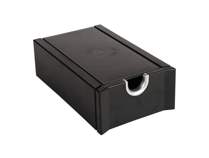 EXACOMPTA Fichier pour cartes de visite Exactive - 61x114x190 mm - Noir