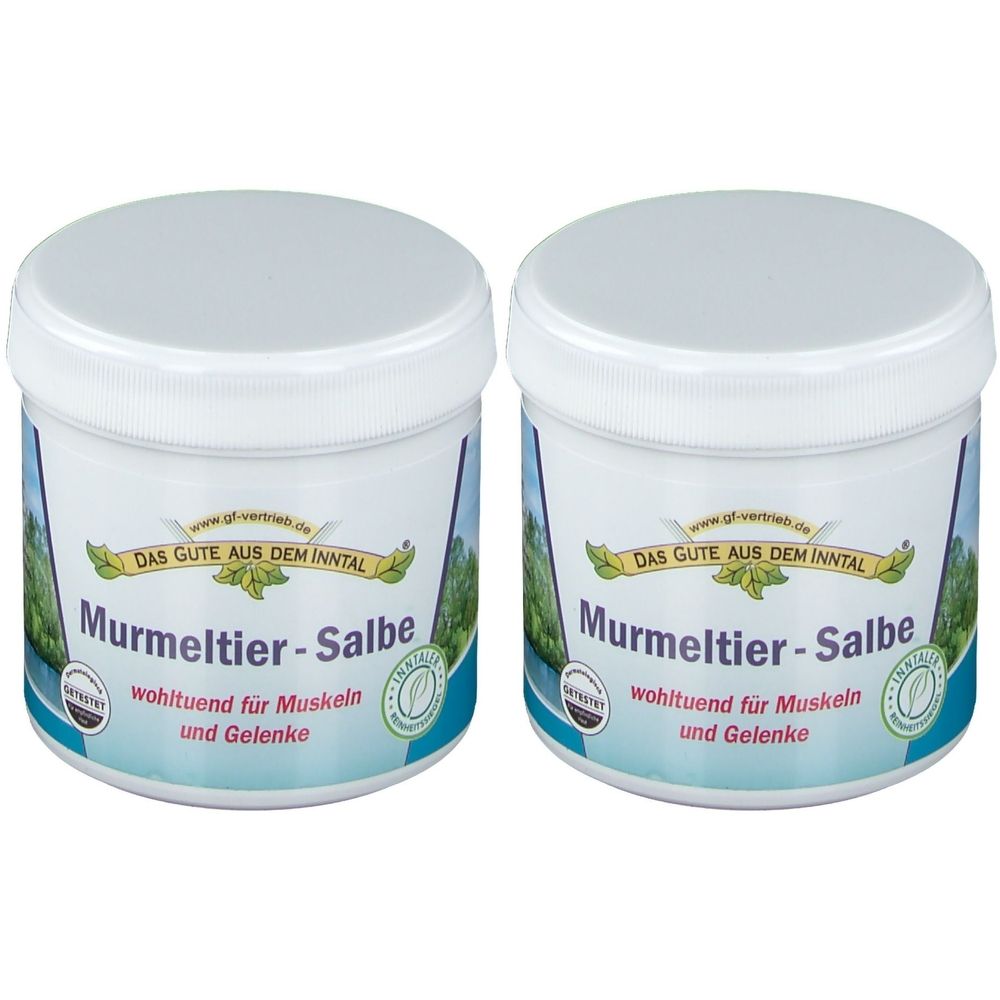 Murmeltier Salbe im Tiegel 2x 2x200 ml