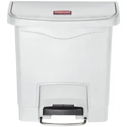 Rubbermaid Tretabfallsammler, Abfalleimer, Weiss