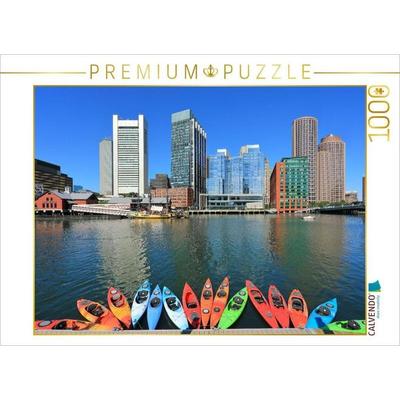 CALVENDO Puzzle Blick vom Harbor Walk auf Downtown | 1000 Teile Lege-Größe 64x48cm Foto-Puzzle für glückliche Stunden