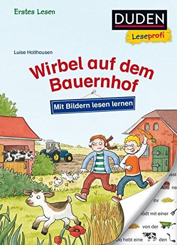 Luise Holthausen - Duden Leseprofi – Mit Bildern lesen lernen: Wirbel auf dem Bauernhof, Erstes Lesen (DUDEN Leseprofi Erstes Lesen) - Preis vom 17.10.2026 19:25:27 h