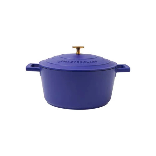 MasterClass gietaluminium braadpan blauw Ø24 cm 4L