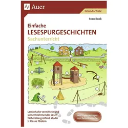 Einfache Lesespurgeschichten Sachunterricht, Schulbücher von Sven Rook