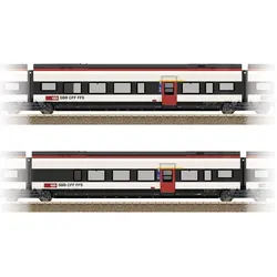 Trix H0 23283 H0 Ergänzungsset 3 zu Giruno der SBB J(A4) 1.Klasse und K(A3) 1.Klasse (Spur H0)