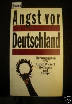 Ulrich Wickert - Angst vor Deutschland - Preis vom 12.10.2026 11:37:12 h