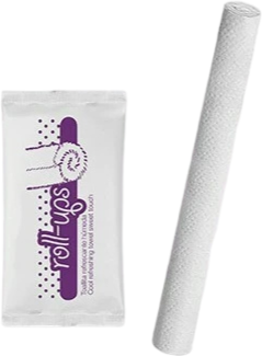 Tirolix Set 400 Pezzi Salviettina Rinfrescante Arrotolate