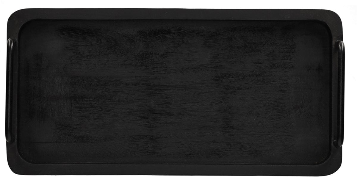 JENS Living Kelby Houten Dienblad Zwart