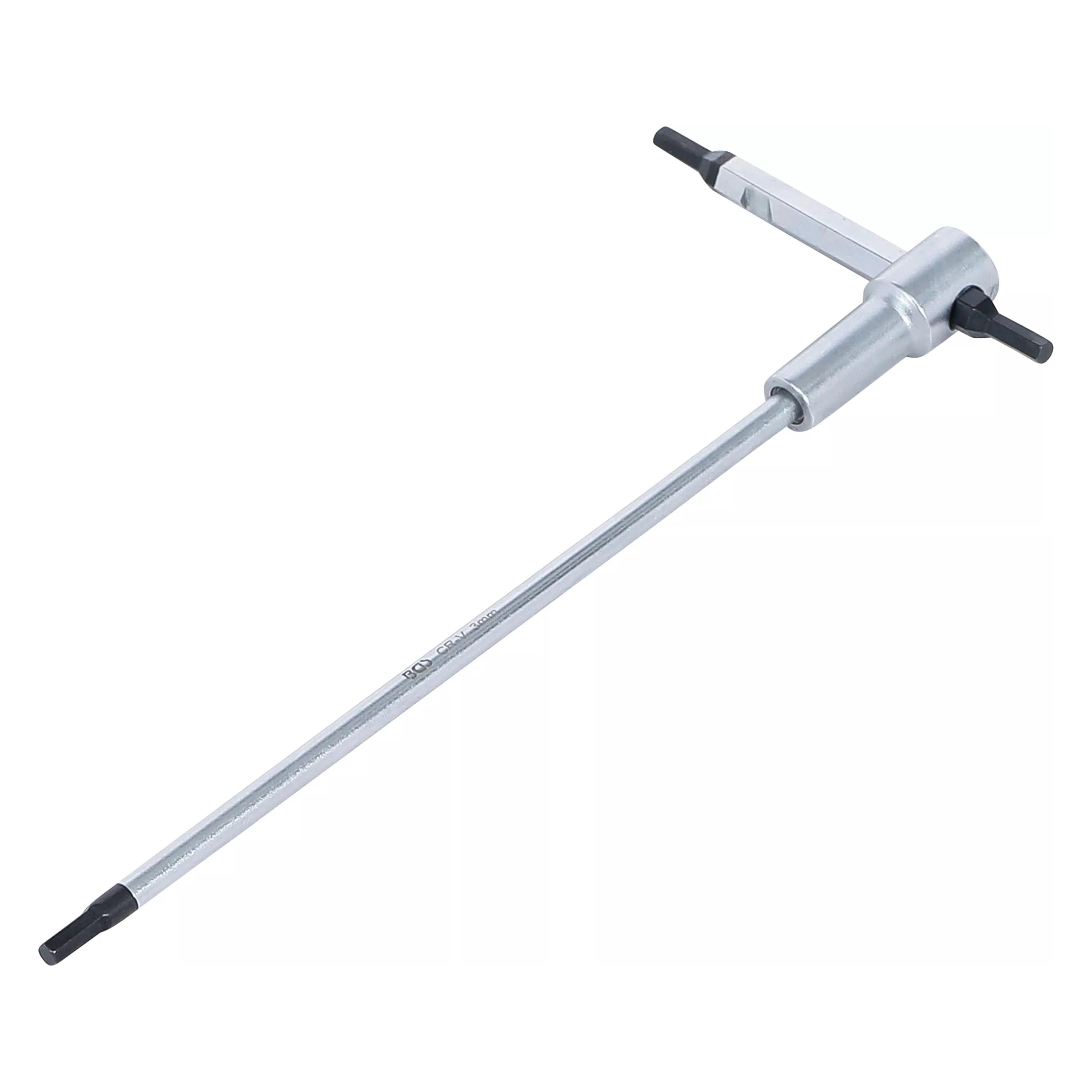 BGS Schraubendreher mit T-Gleitgriff | Innensechskant | 3 mm (Innensechskant) (6084)