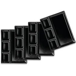 Mäser Fondueteller 4er-Set - B/H/T ca. 26.20x5.00x20.50