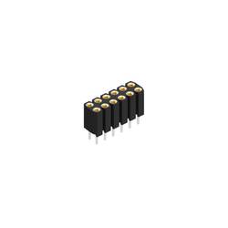 Fischer Elektronik Buchsenleiste (Präzision) Anzahl Reihen: 2 10026769 10 St.