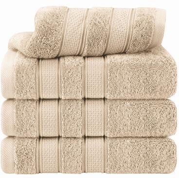 American Soft Linen 4 Piece 100% Cotton Salem Hand Towel Set