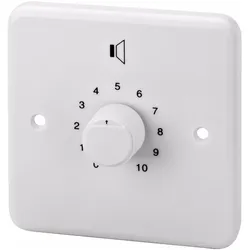 Monacor ELA-Abschwaecher 100V 24W 11 Stufen, Lautsprecher Bauteile, Weiss