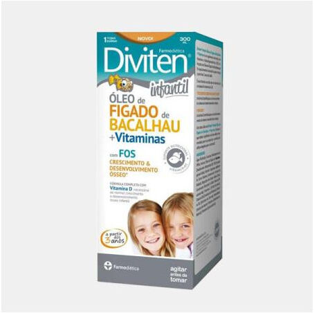 FARMODIÉTICA® DIVITEN INFANTIL OLEO FIGADO BACALHAU 300ml