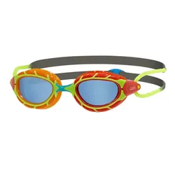 Zoggs Predator Junior - Schwimmbrille - Grün/Rot - getönt