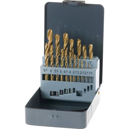 kwb KRAFTIXX HSS titanium boorset, 19-delig, Ø 1 tot 10 mm