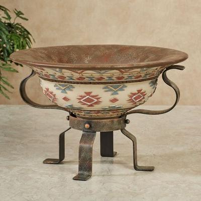 Touch of Class Onawa Decorative Centerpiece Bowl Brown , Brown