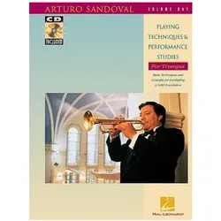 Arturo Sandoval - Playing Techniques & Performance Studies for Trumpet: Volume 1, Fachbücher von Arturo Sandoval