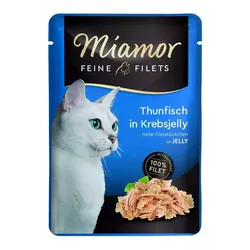 Miamor Feine Filets - Katzennassfutter Thunfisch in Krabbengelee 100g