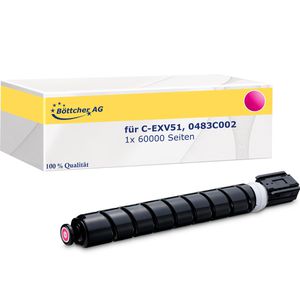 kompatibel für Canon C-EXV51, Kompatibler Toner , 0483C002, 60000 Seiten, magenta