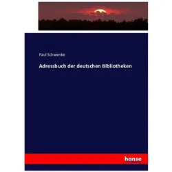 Adressbuch der deutschen Bibliotheken, Fachbücher von Paul Schwenke