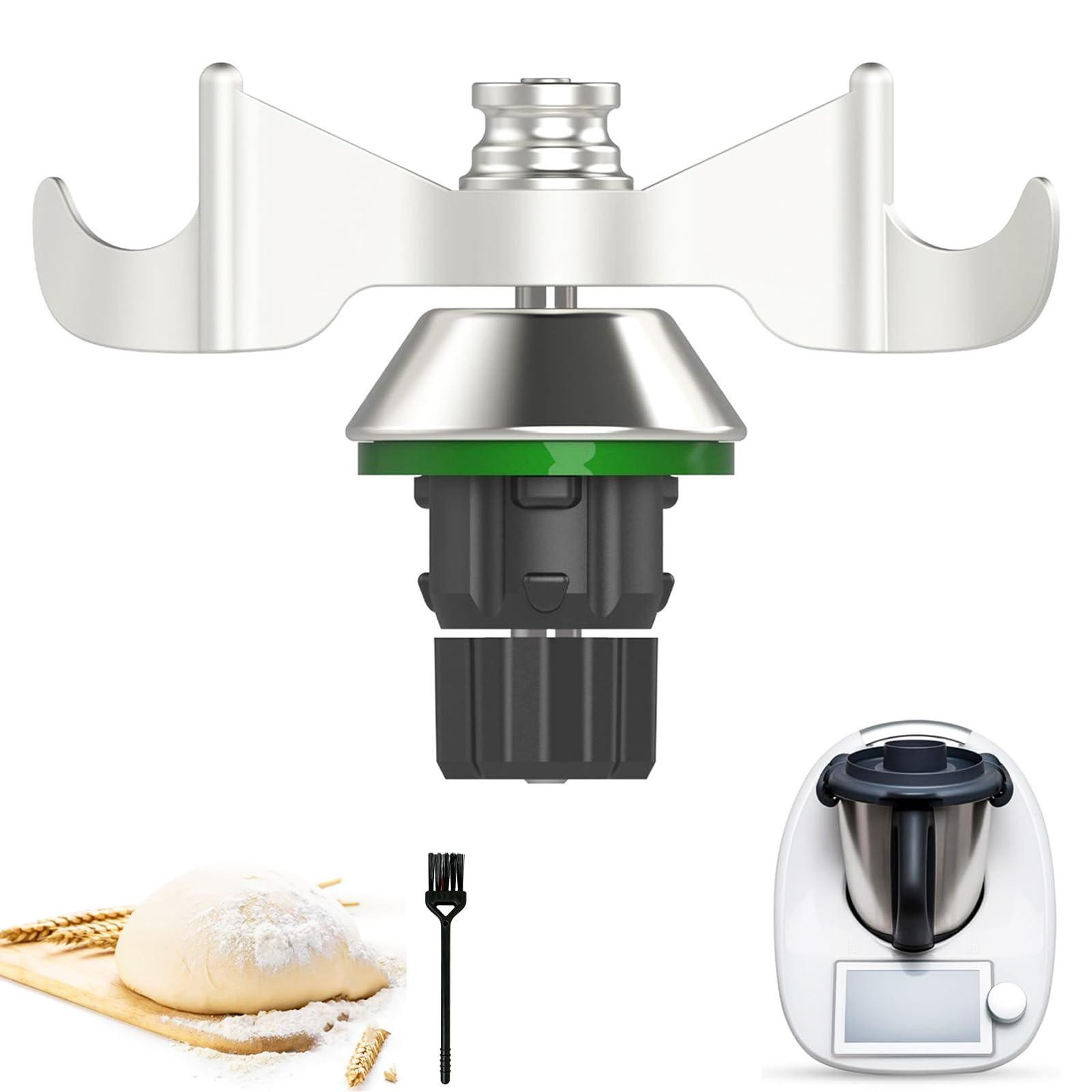 Dripio Deegkneedmes voor Thermomix TM5/TM6/TM7, roestvrij staal, dubbelbladig