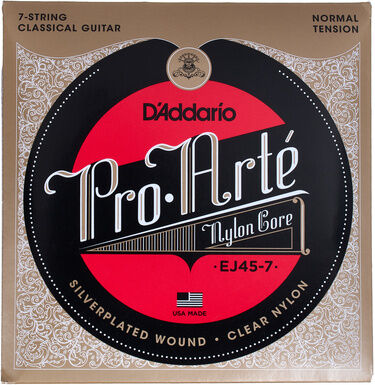 Daddario EJ45-7 7 String Nylon Classic