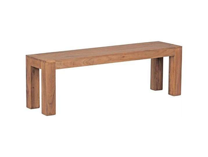 FineBuy Banc de Cuisine en Bois Massif d'Acacia 140 x 45 x 35 cm Style Champêtre Charge 180 kg