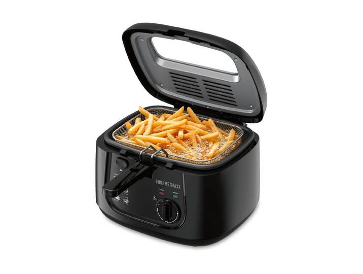 GOURMETMAXX Heissluftfritteuse 2,5 l , schwarz, Fritteusen, Heissluftfritteuse