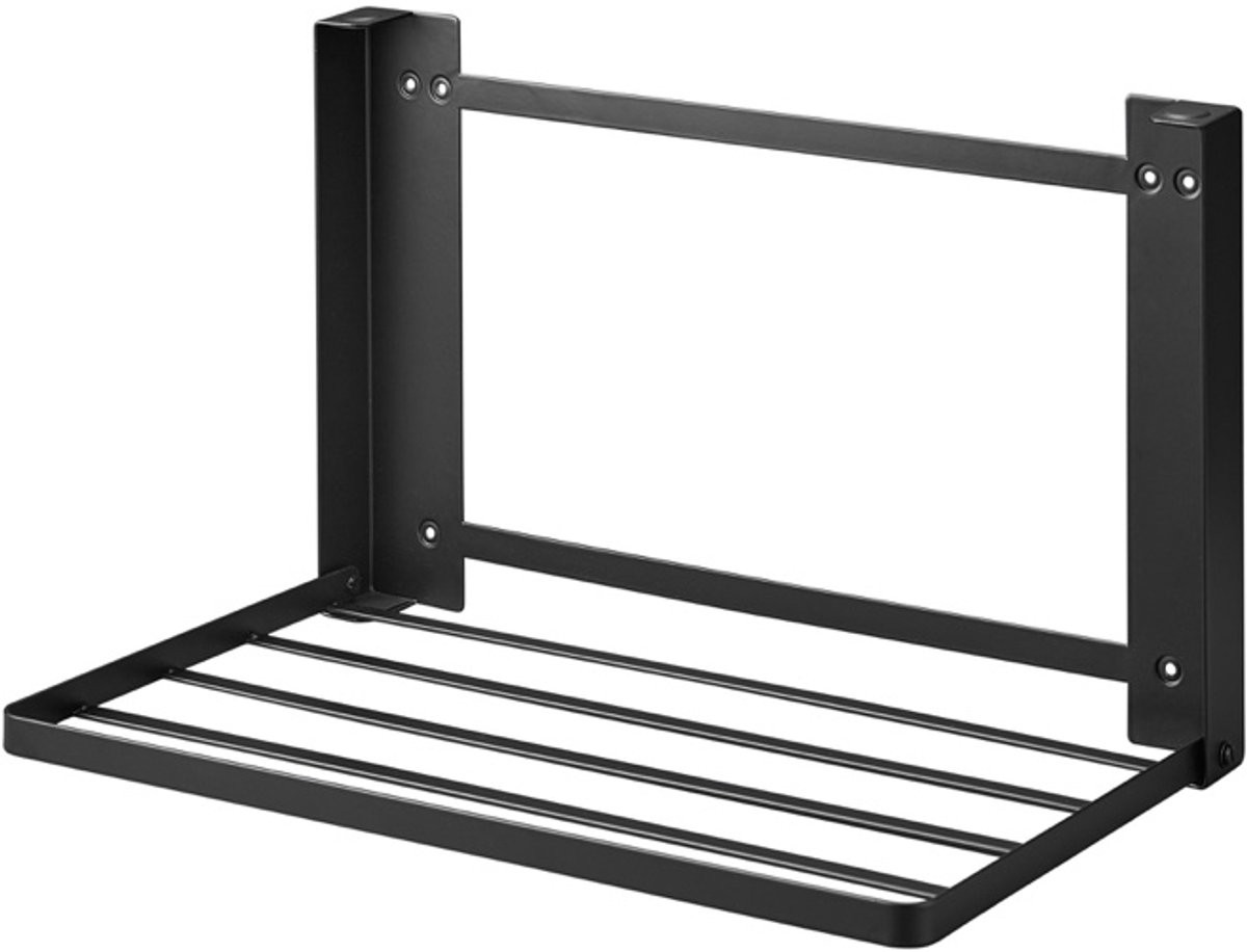 Yamazaki Tower Opvouwbare Wandplank - Zwart