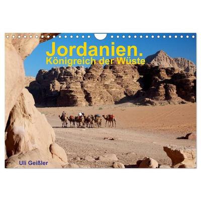 Jordanien. Königreich in der Wüste (Wandkalender 2027 DIN A4 quer), CALVENDO Monatskalender