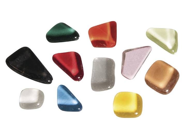 Rayher Softglas-Mosaiksteine Polygonal ≈ 515 Stück 500 g