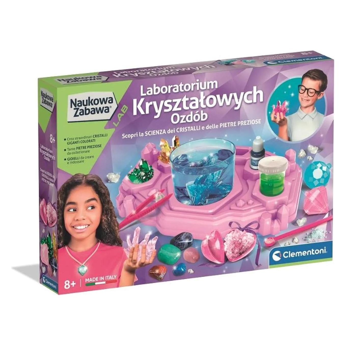 Clementoni Naukowa Zabawa - Laboratorium kryształowych ozdób (50398)