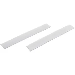 Klettband doppelseitig, Rolle mit 25 m 20 mm | weiß, Nylon, Polyester