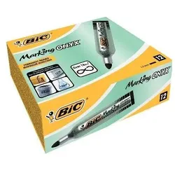 Bic, Marker, Markierung Onyx 1482 permanent marker Tip type Black 12 pcs. (12x)