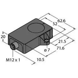 Turck Induktiver Sensor BI20CQR20VP6X2H1141