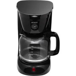 Sogo DRIP COFFEE MAKER WITH GLASS JAR, - 1,8L - 950W, Filterkaffeemaschine, Schwarz