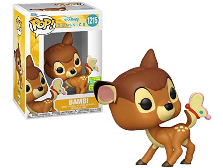 Funko Bambi - Bambi met Butterfly Pop! Vinyl figuur (exclusief voor de zomerconventie 2022)