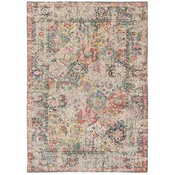 Teppich Bakhtiari De Poortere Deco bunt mehrfarbig, Designer Jean François Fontaine, 170x0.5 cm