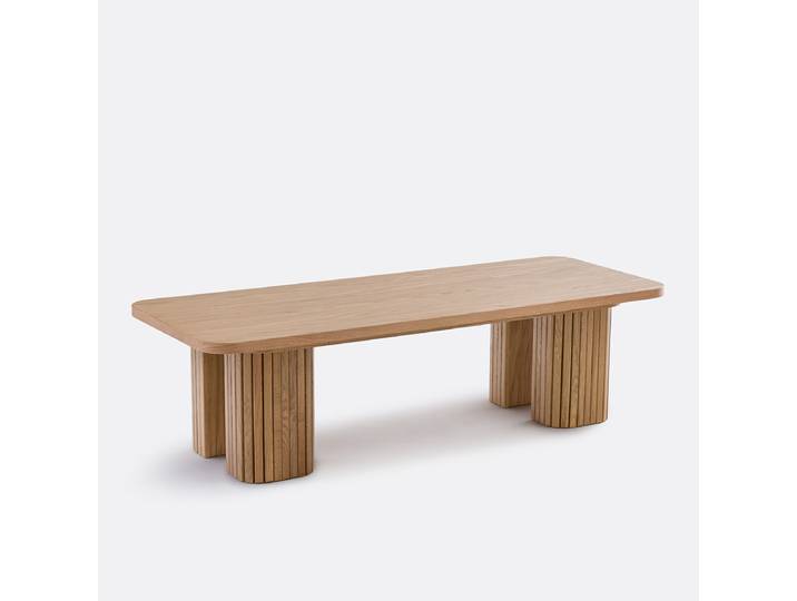 LA REDOUTE Table basse plaqué chêne, Latti Beige Coloris Chêne