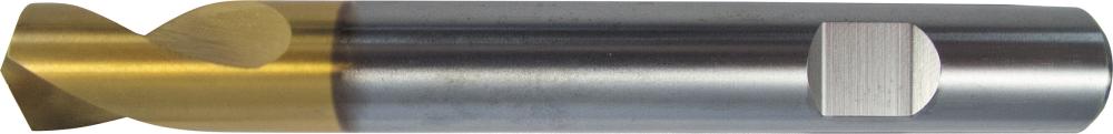 FORUM NC-Anbohrer mit zyl. Schaft, 120°, HSS Co5, DIN 1835-B, Oberfläche TiN-beschichtet